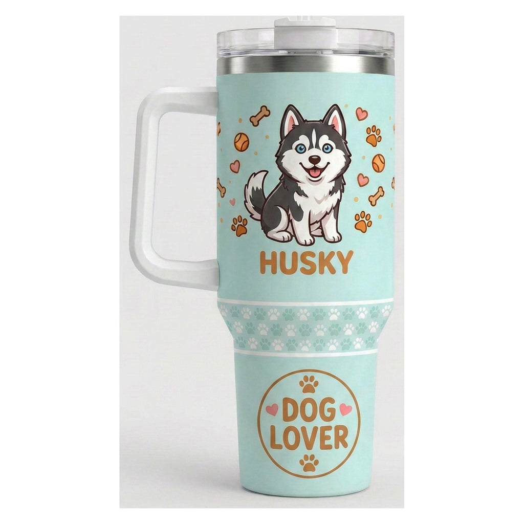 Vaso térmico tumbler 40 oz Husky Dog Lover
