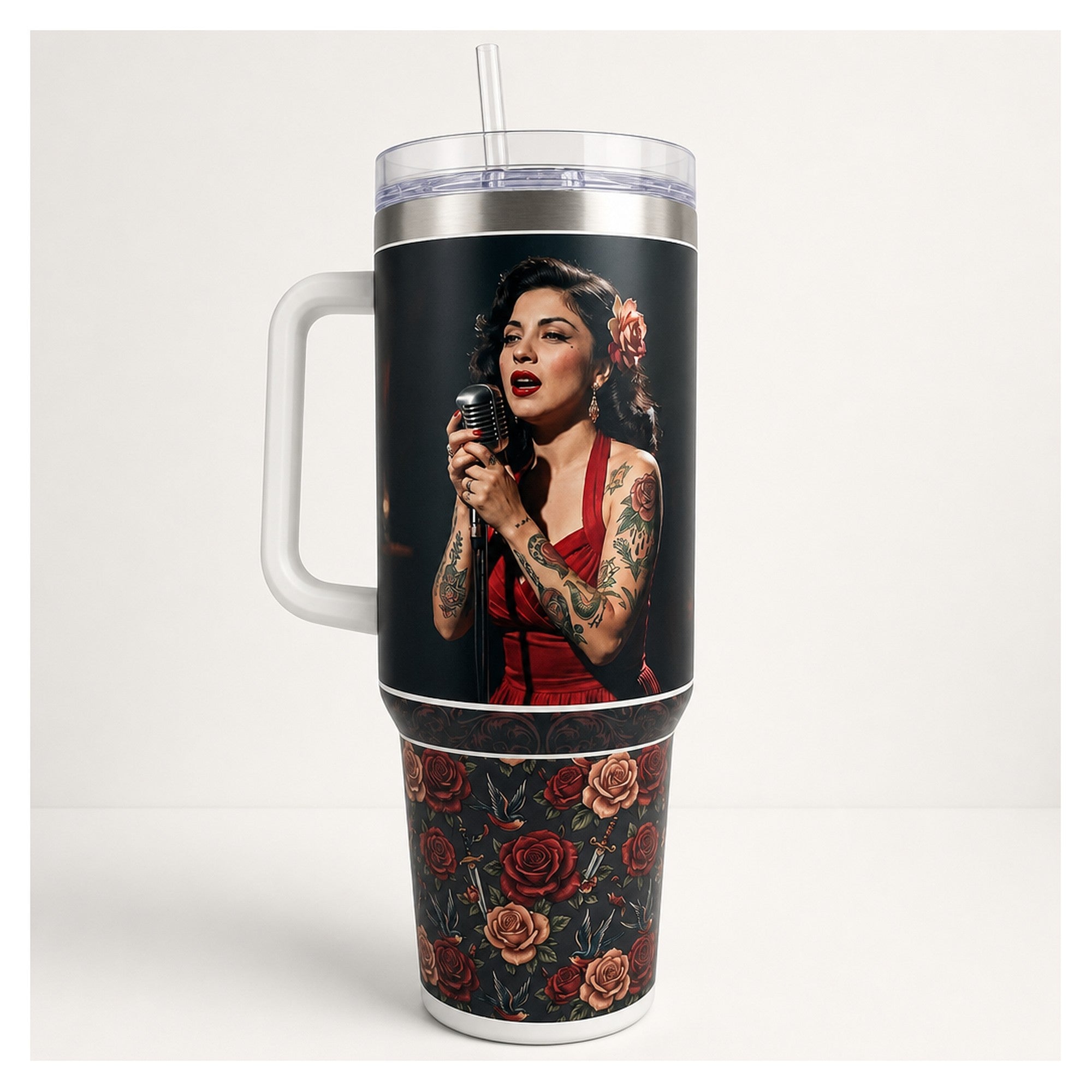 Vaso térmico tumbler mon laferte 40oz vintage
