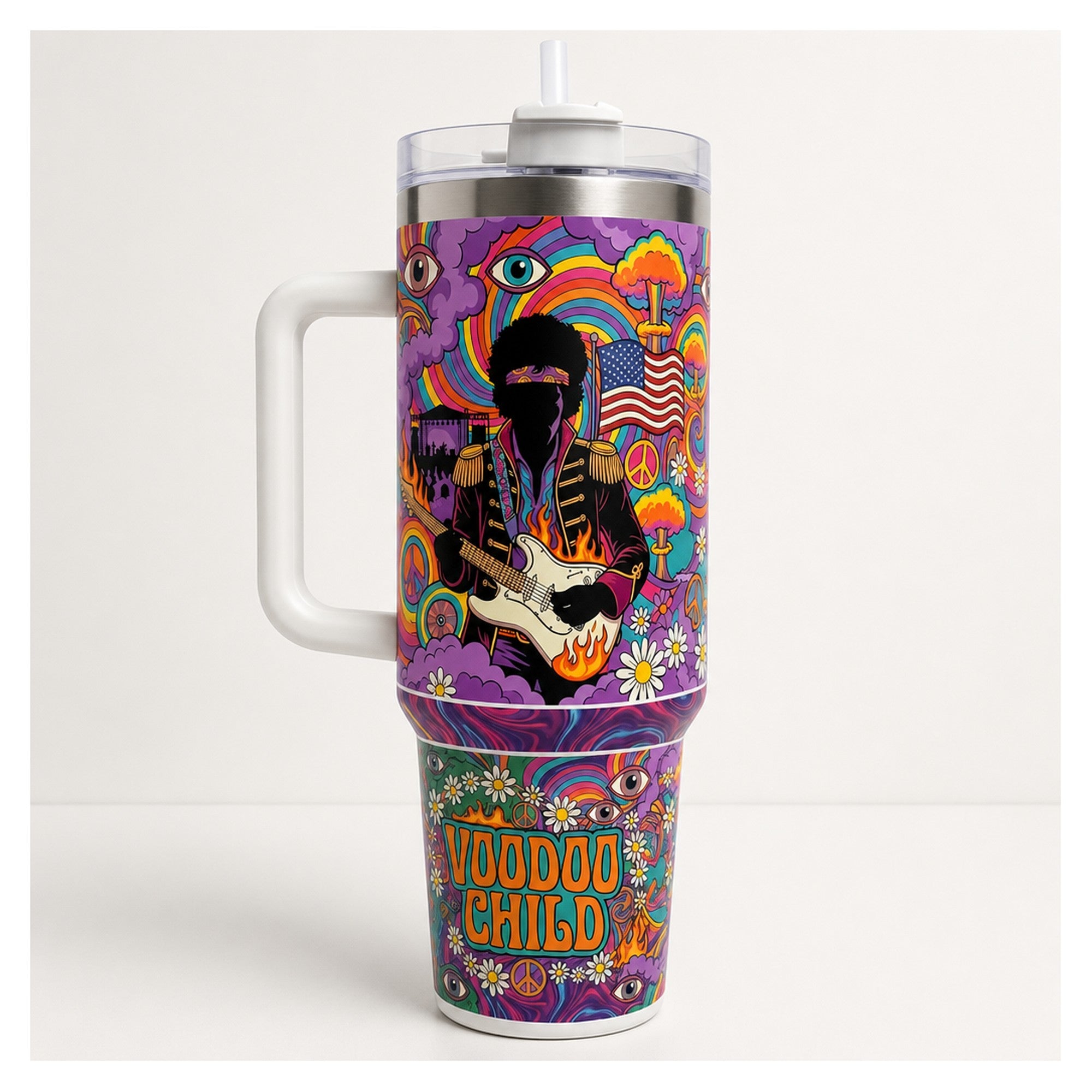 vaso térmico 40oz jimi hendrix voodoo child