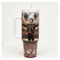 vaso termico tumbler juan gabriel 40oz acero inoxidable