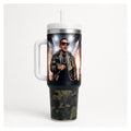 Vaso térmico daddy yankee 40oz con diseño reggaeton