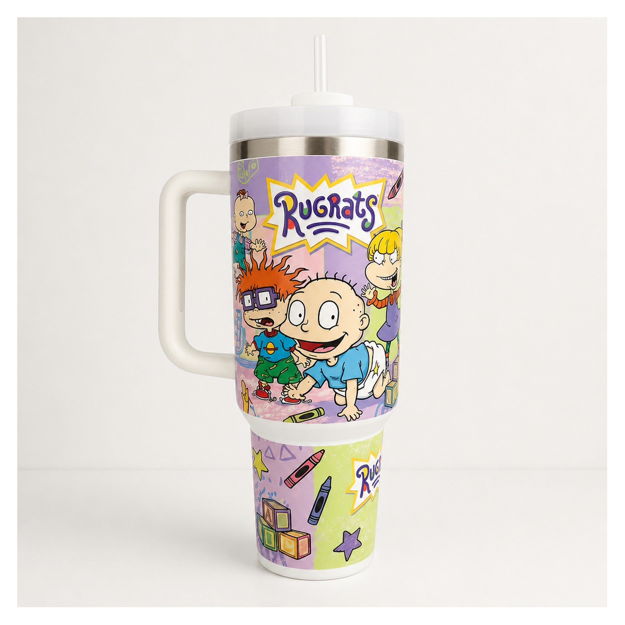 vaso térmico rugrats classic babies 1.18l acero inoxidable