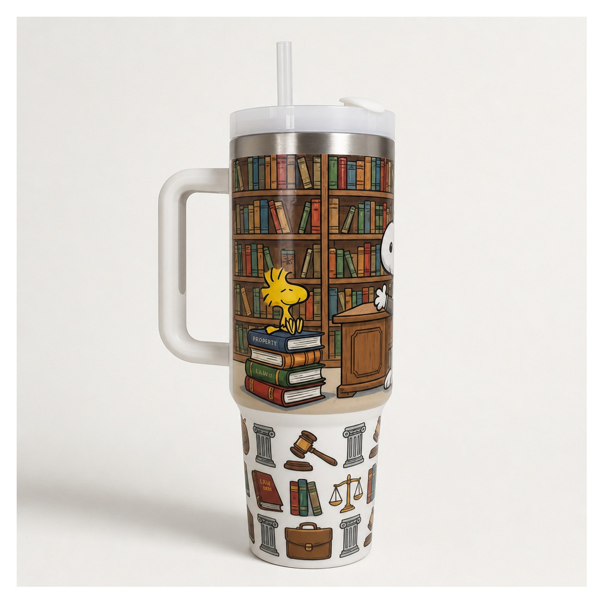 Vaso térmico Snoopy abogado 1.18L acero inoxidable