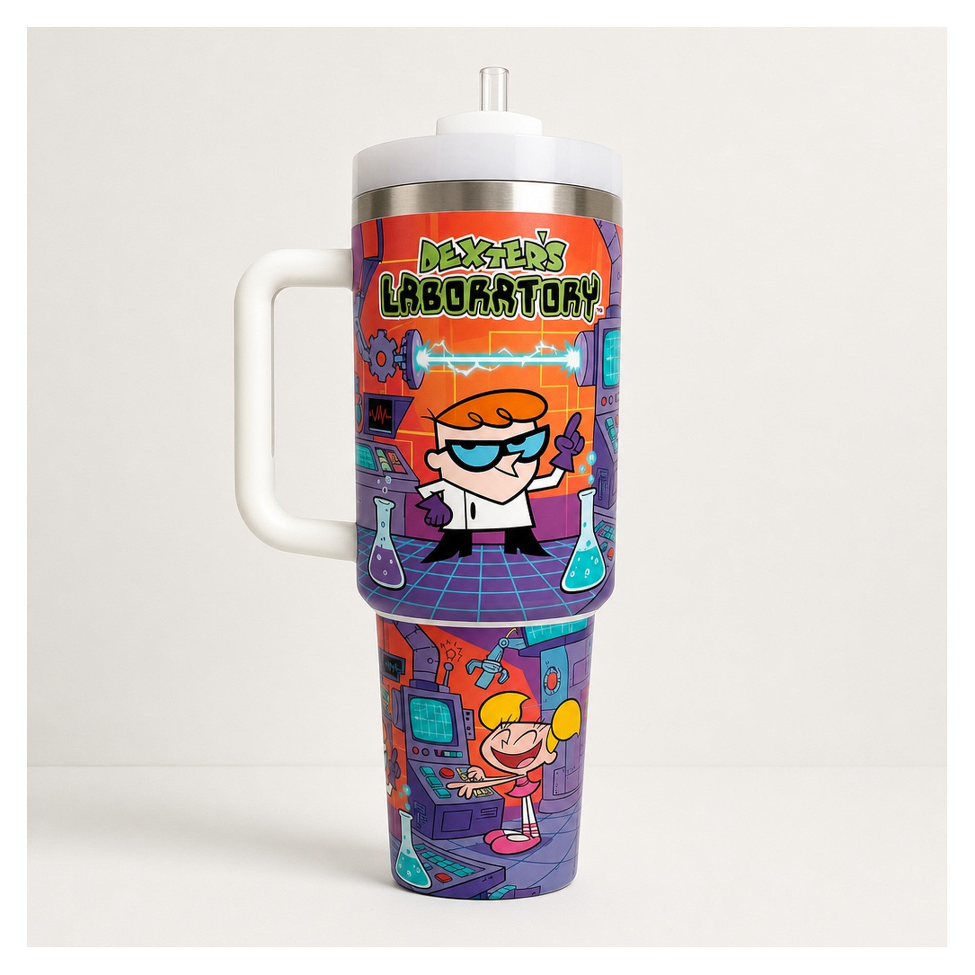 vaso térmico dexter's laboratory 1.18l retro science