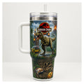 Tumbler 40oz Jurassic Park T-rex vaso térmico doble pared