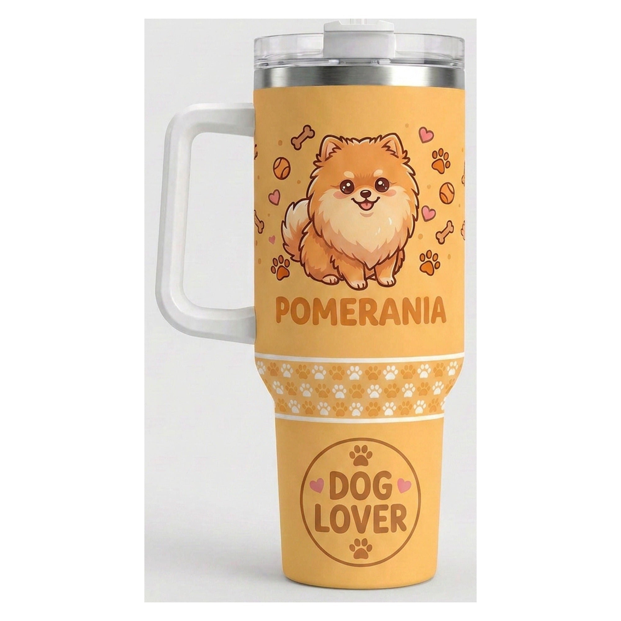 Vaso térmico tumbler 40 oz Pomerania Dog Lover