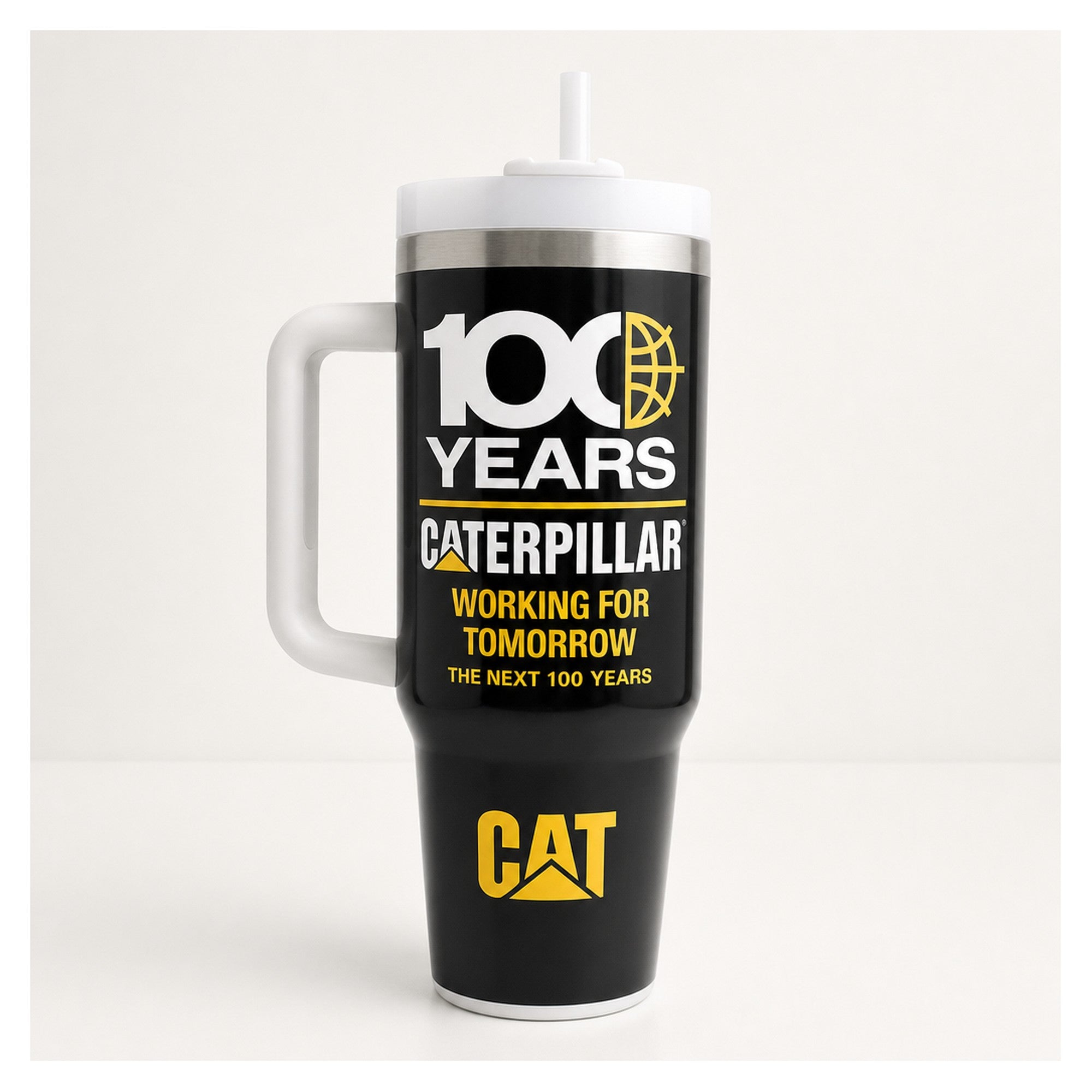 Vaso térmico tumbler 40 oz caterpillar 100 años cat