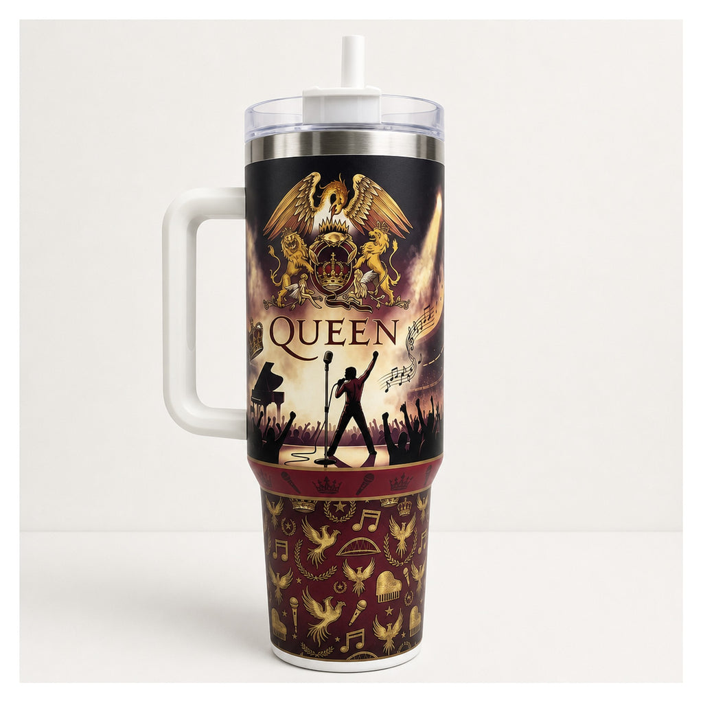 vaso térmico 40oz queen freddie mercury acero inoxidable