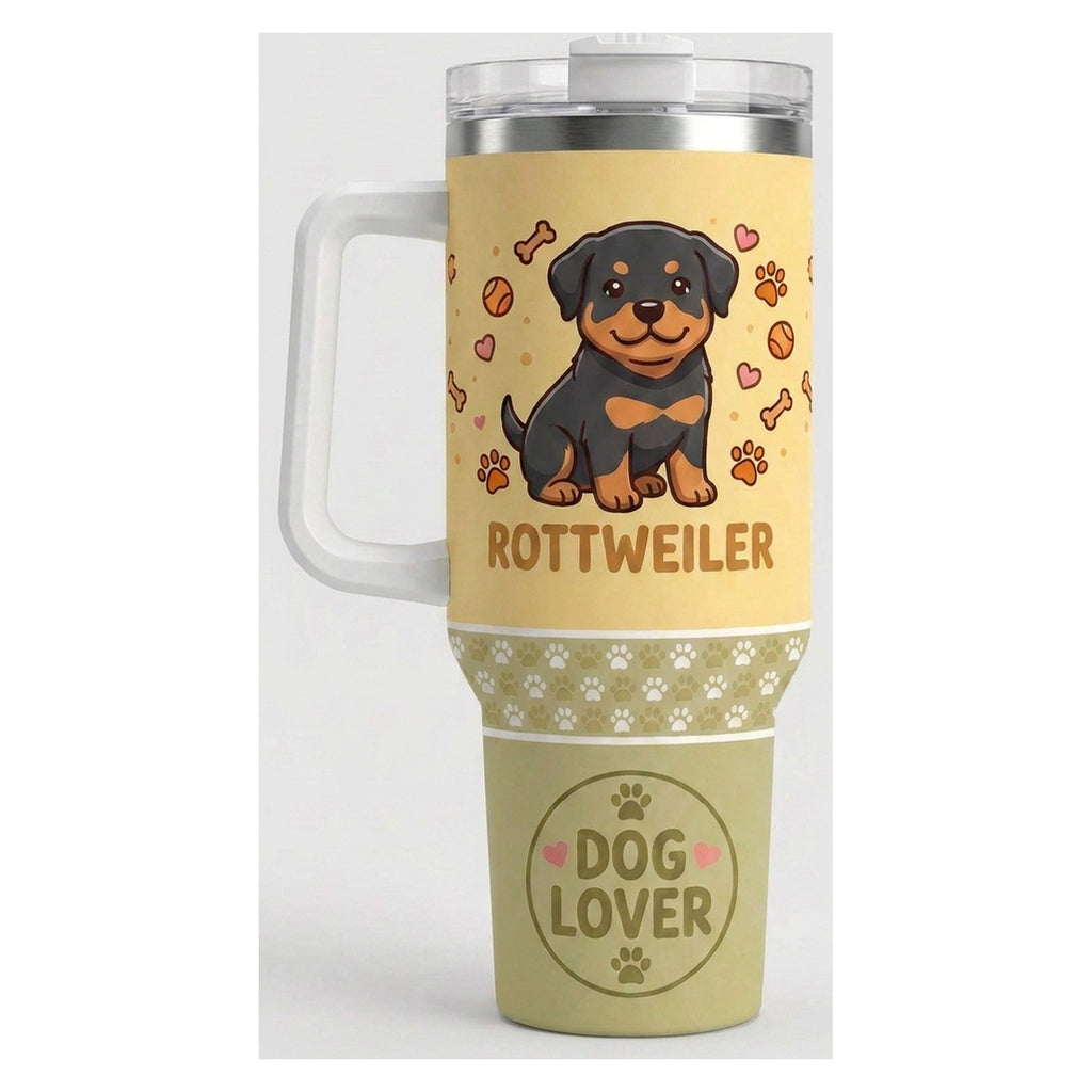 Vaso térmico tumbler 40 oz Rottweiler Dog Lover