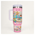 vaso térmico barbie terapeuta infantil 1.18l doble pared