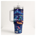 vaso térmico 40oz volver al futuro delorean acero doble pared