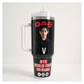 tumbler térmico bts taehyung 40 oz acero inoxidable