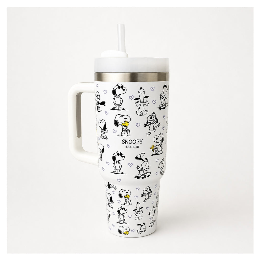 Vaso térmico tipo tumbler Snoopy 40 oz doble pared