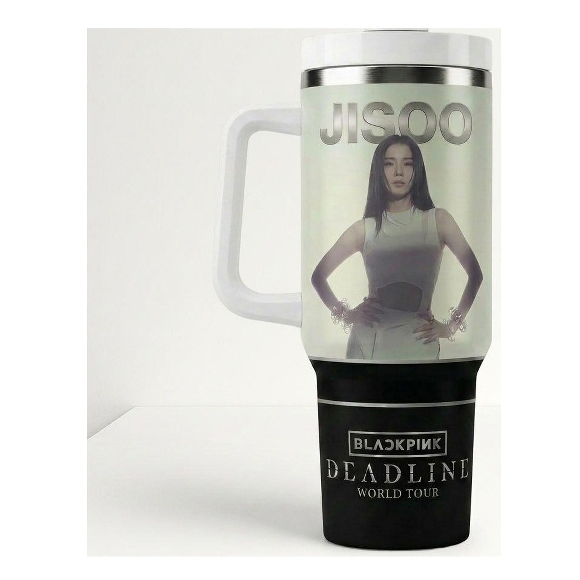 Vaso térmico tumbler 40 oz Jisoo BLACKPINK Deadline World Tour