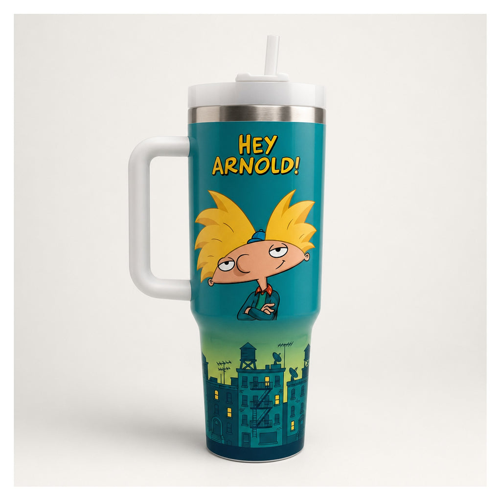 Tumbler hey arnold! 40oz acero inoxidable doble pared