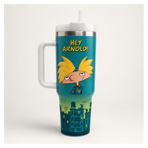 Tumbler hey arnold! 40oz acero inoxidable doble pared