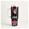 Vaso térmico 40 oz bts jimin acero inoxidable doble pared