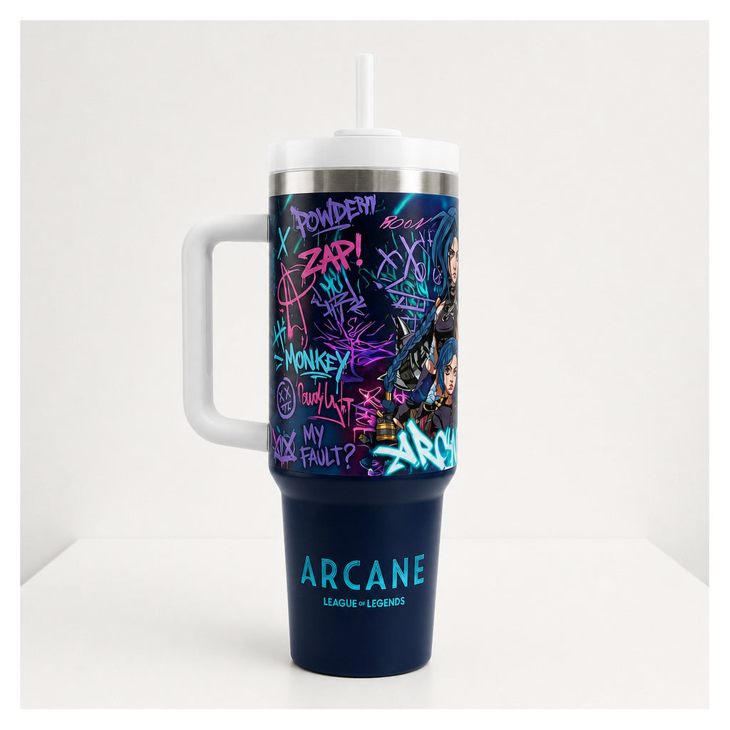 vaso térmico 40 oz arcane jinx league of legends