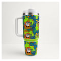 tumbler el laboratorio de dexter 40oz acero inoxidable