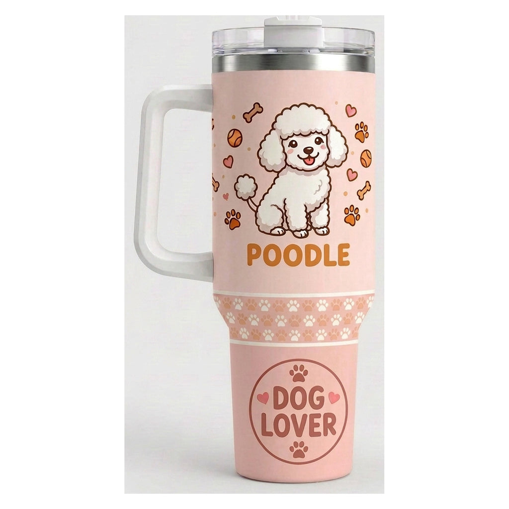 Vaso térmico tumbler 40 oz Poodle Dog Lover