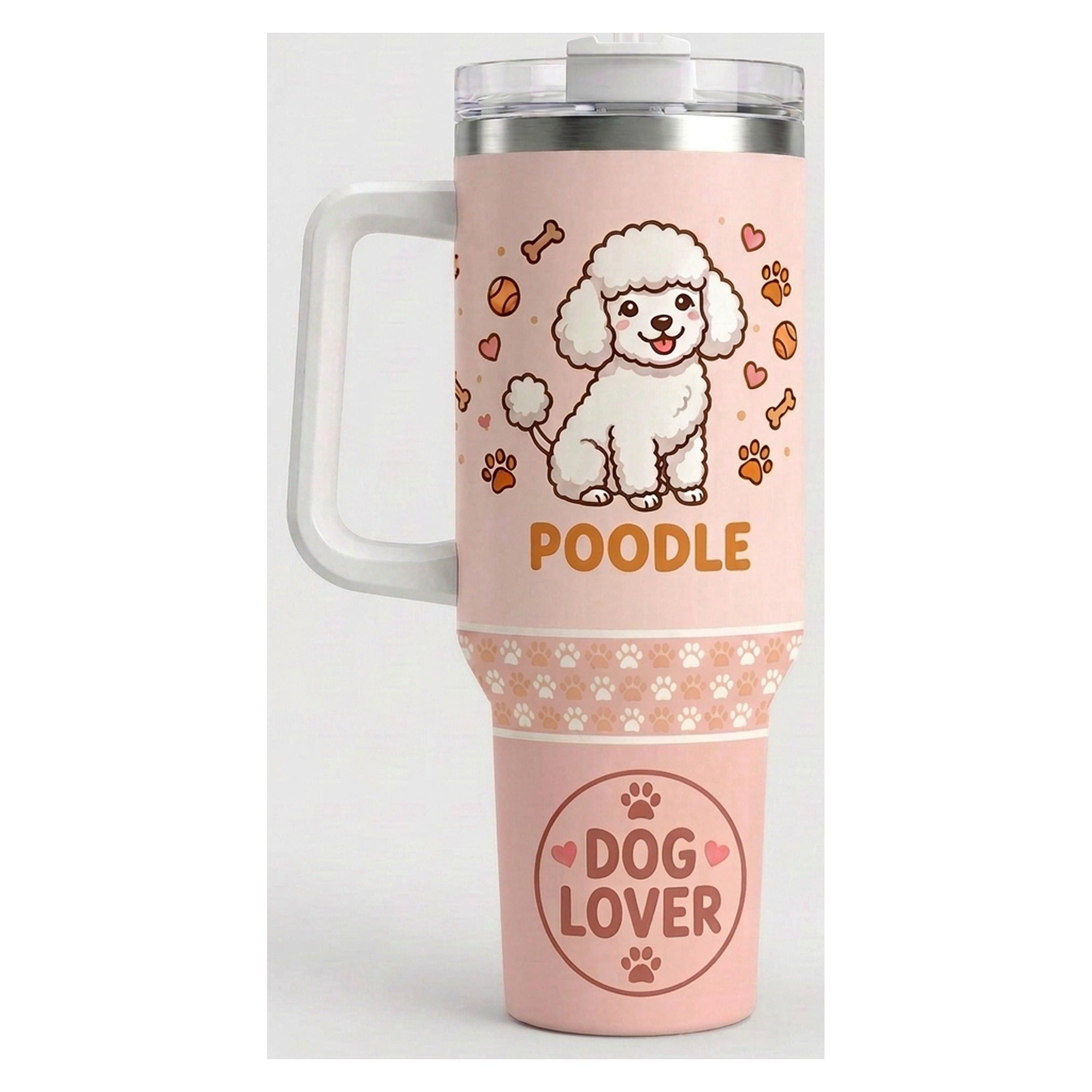 Vaso térmico tumbler 40 oz Poodle Dog Lover