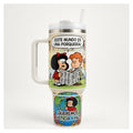vaso térmico mafalda paren el mundo 450 ml