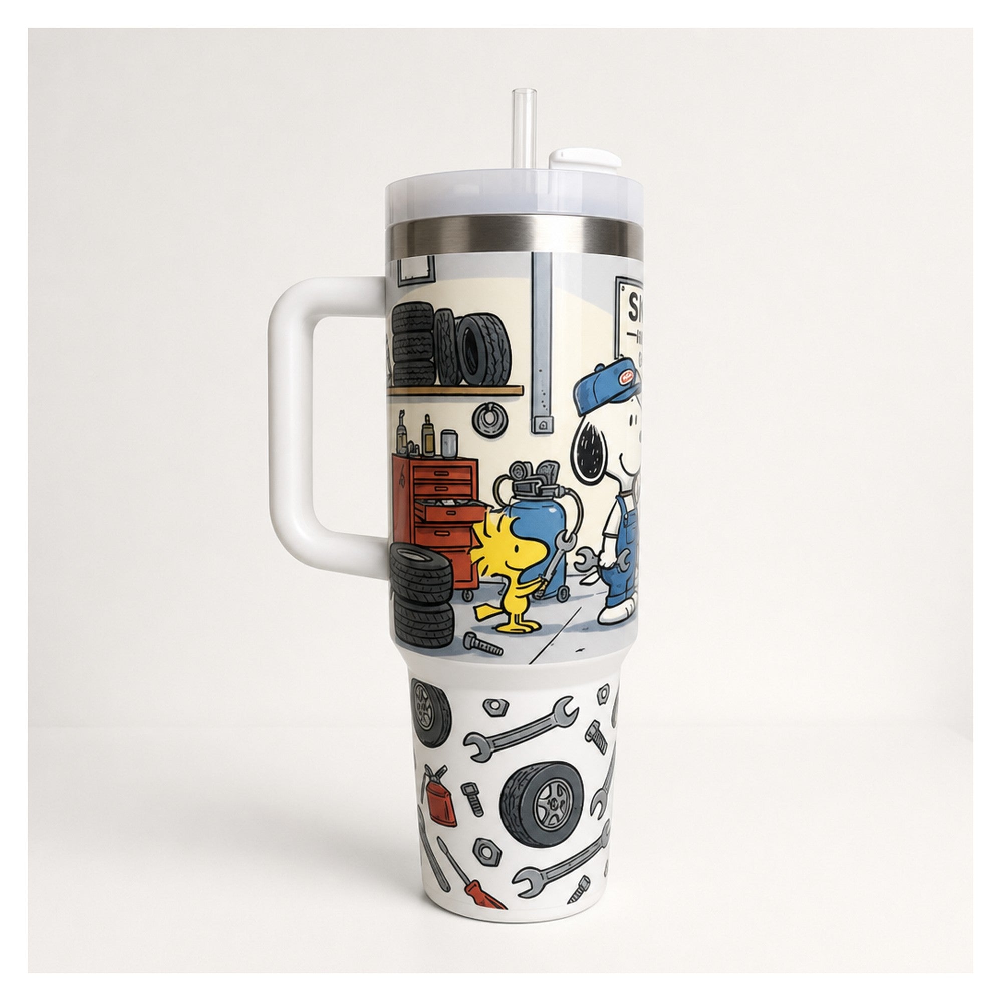 vaso térmico snoopy mecánico 1.18l doble pared