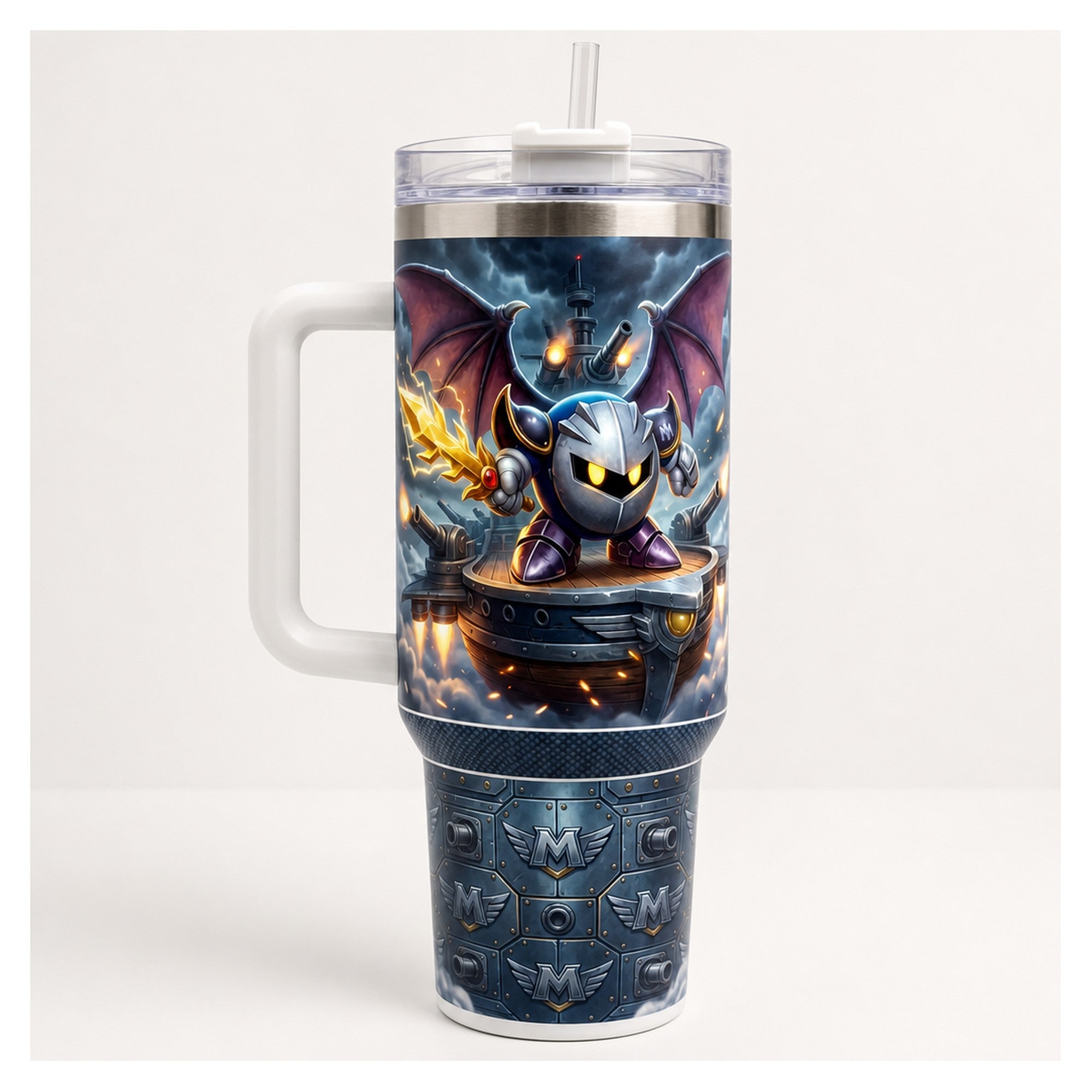 Vaso térmico 40 oz meta knight kirby acero inoxidable