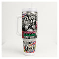 Vaso térmico tumbler 40oz the clash punk rock acero inox