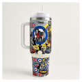 vaso térmico 40oz the who rock británico doble pared