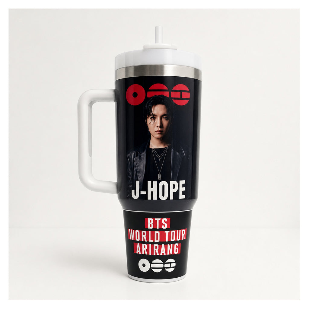 vaso térmico 40 oz bts j-hope acero inoxidable doble pared