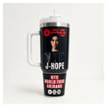 vaso térmico 40 oz bts j-hope acero inoxidable doble pared