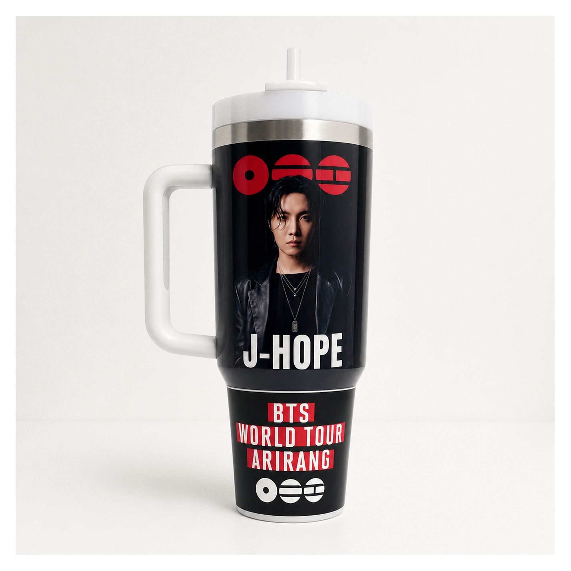 vaso térmico 40 oz bts j-hope acero inoxidable doble pared