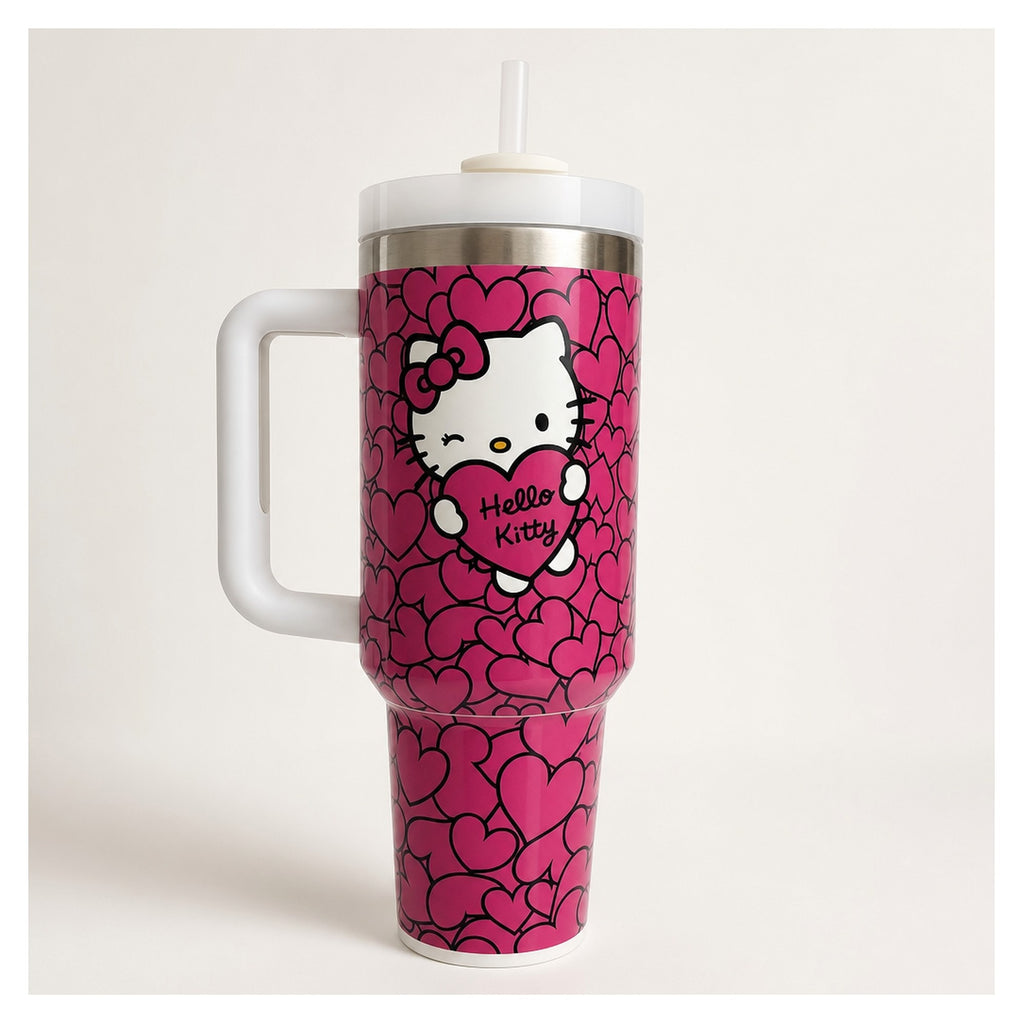 Vaso térmico hello kitty hearts 1.18 l acero inoxidable