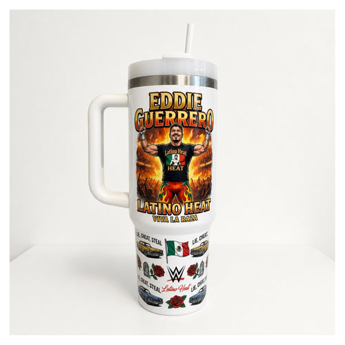 Vaso térmico 1.18L con diseño Eddie Guerrero Latino Heat