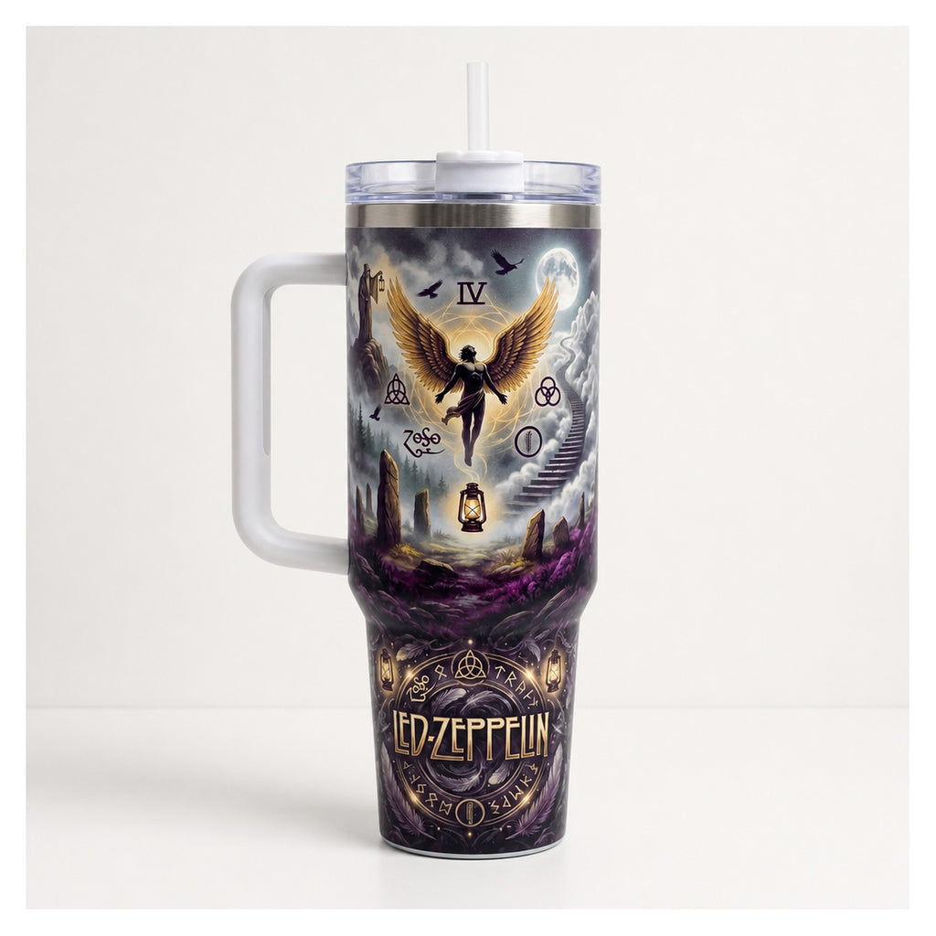 Tumbler 40oz Led Zeppelin Stairway Heaven acero inoxidable