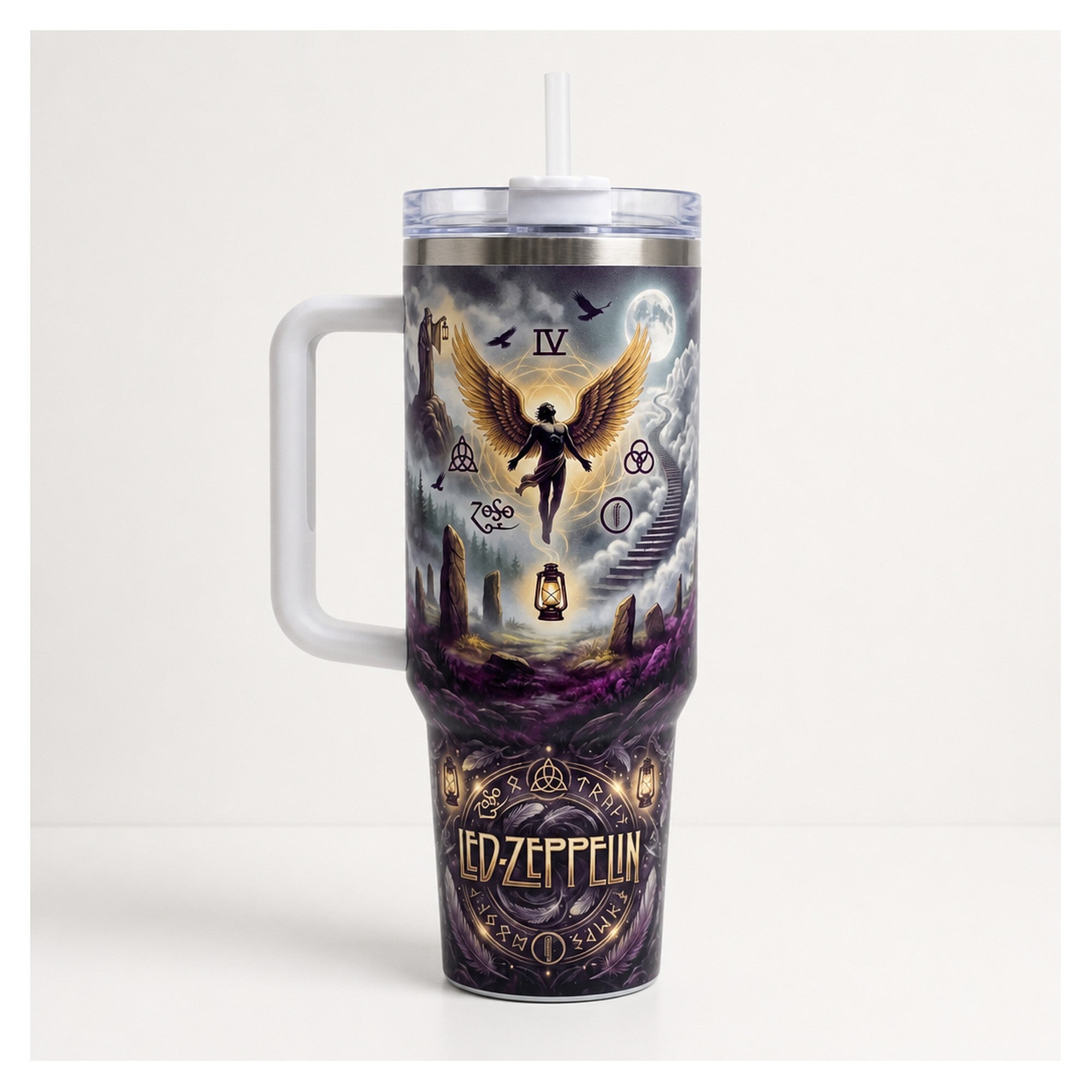 Tumbler 40oz Led Zeppelin Stairway Heaven acero inoxidable