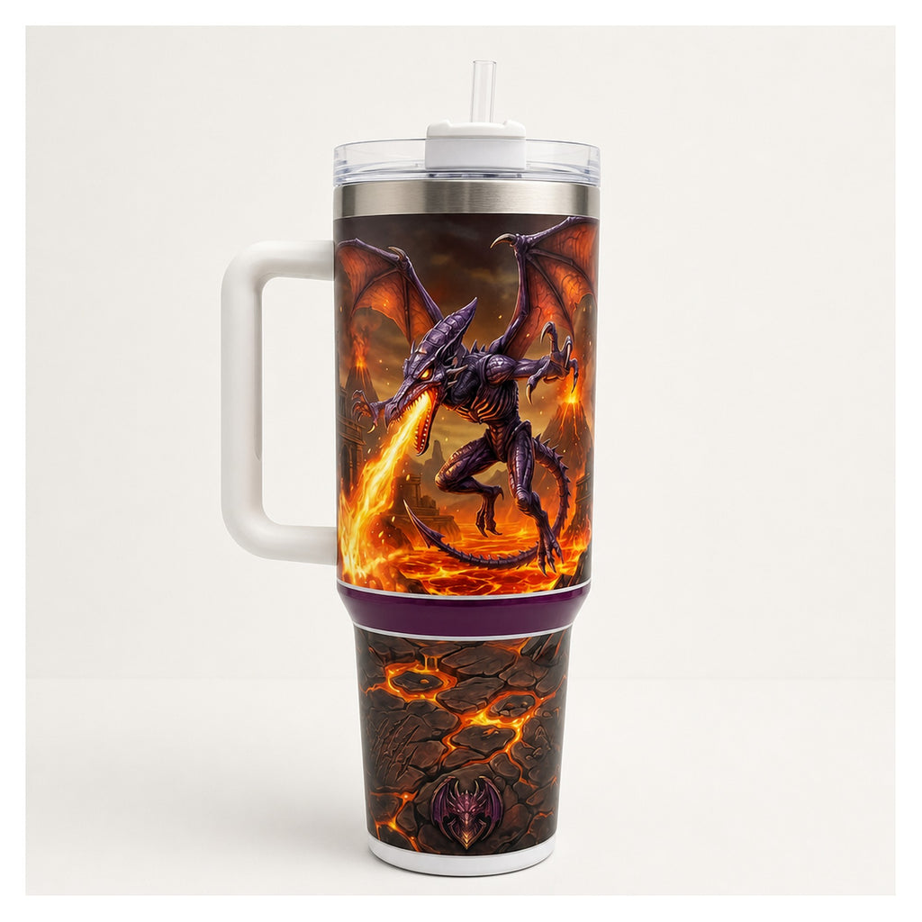 vaso térmico tumbler 40 oz ridley metroid nintendo