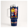vaso termico 40 oz rainbow brite y strawberry besties