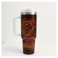 Vaso térmico 40 oz Gryffindor rojo y dorado