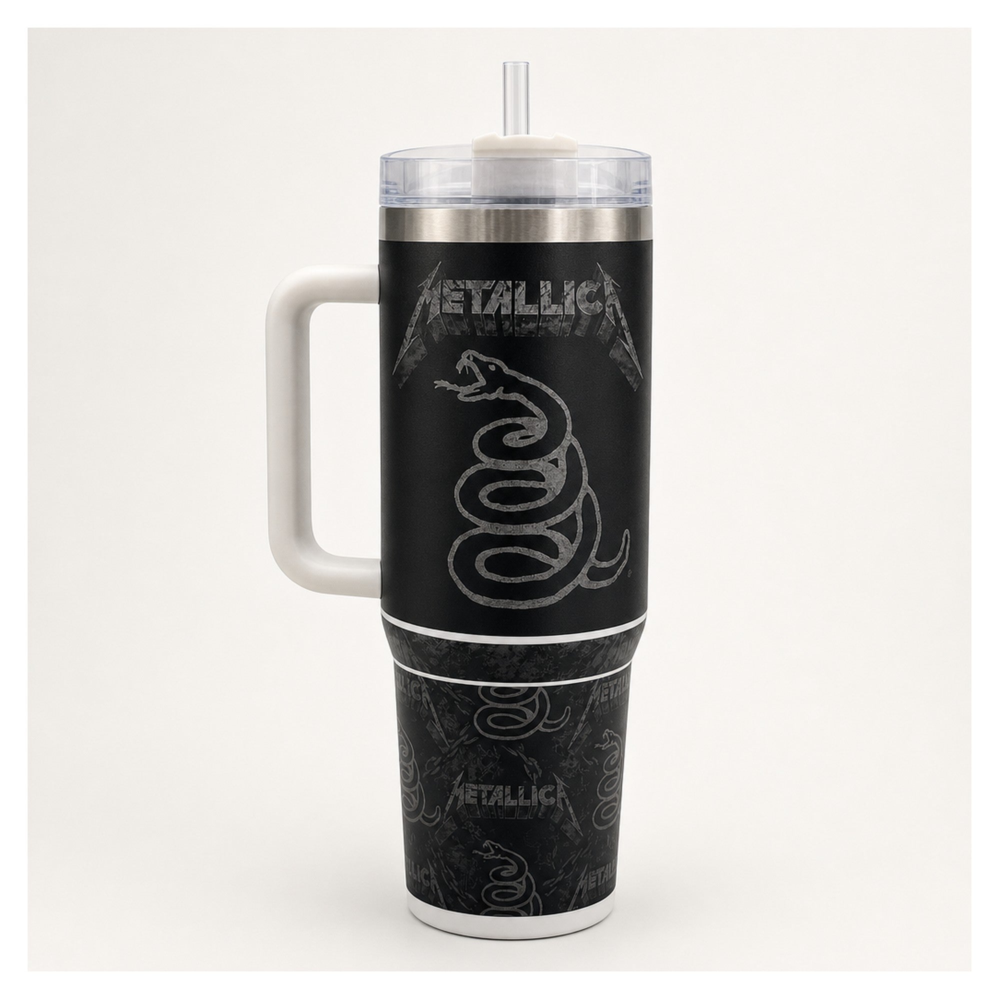 Vaso térmico tumbler 40oz metallica black album