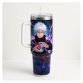 Vaso térmico 40 oz jujutsu kaisen gojo acero inoxidable