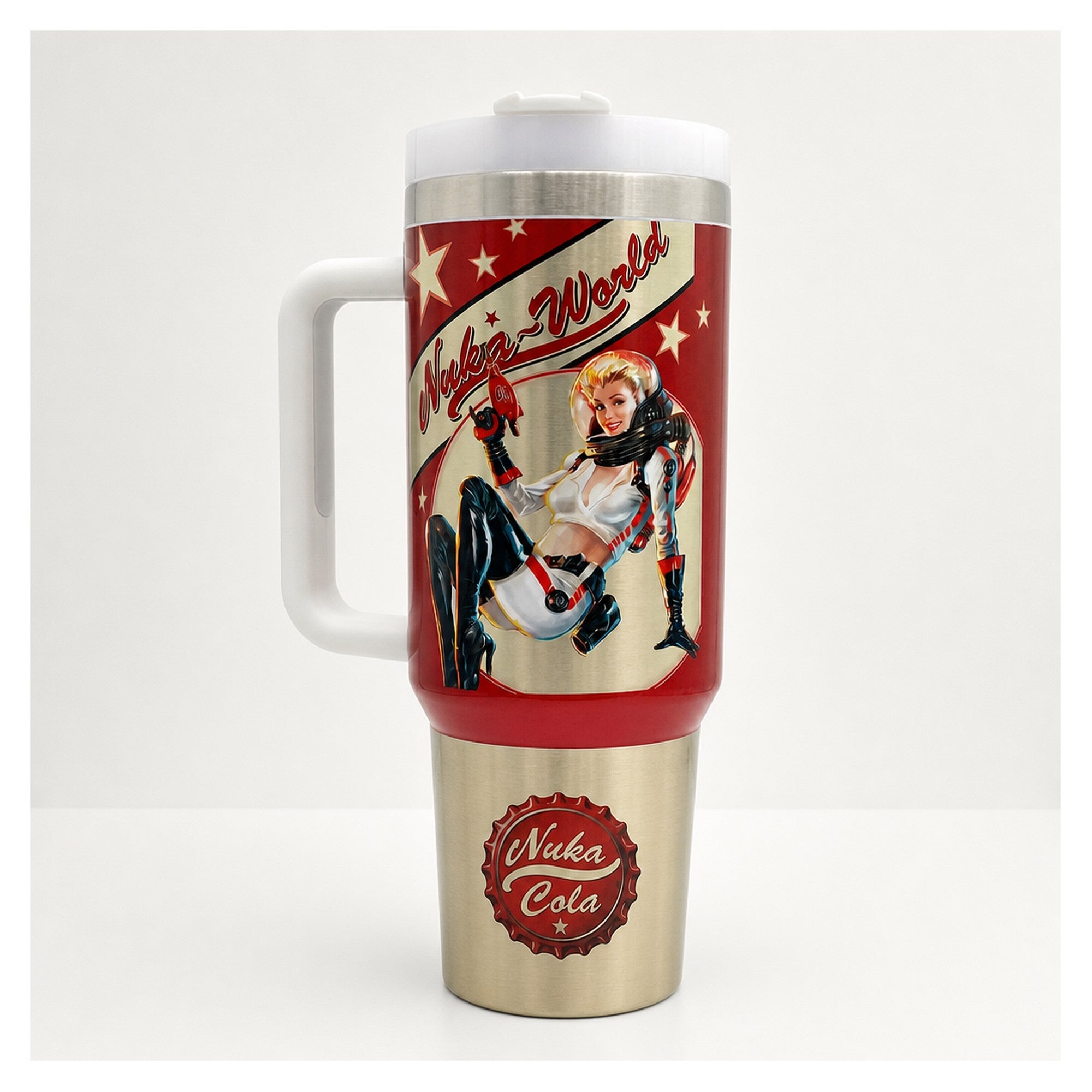 Vaso térmico 40 oz Nuka Cola Fallout diseño exclusivo