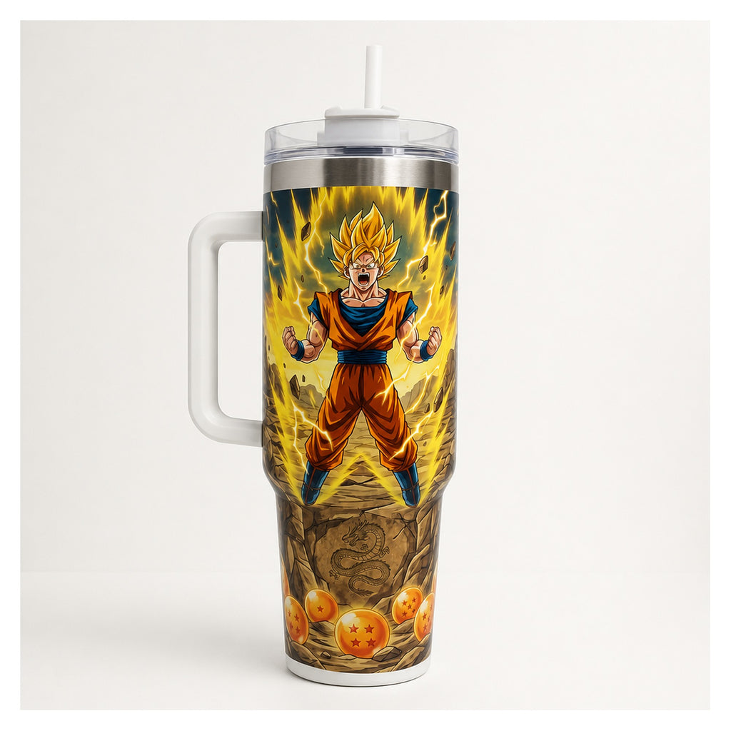 Vaso térmico 40 oz Dragon Ball Goku Super Saiyan