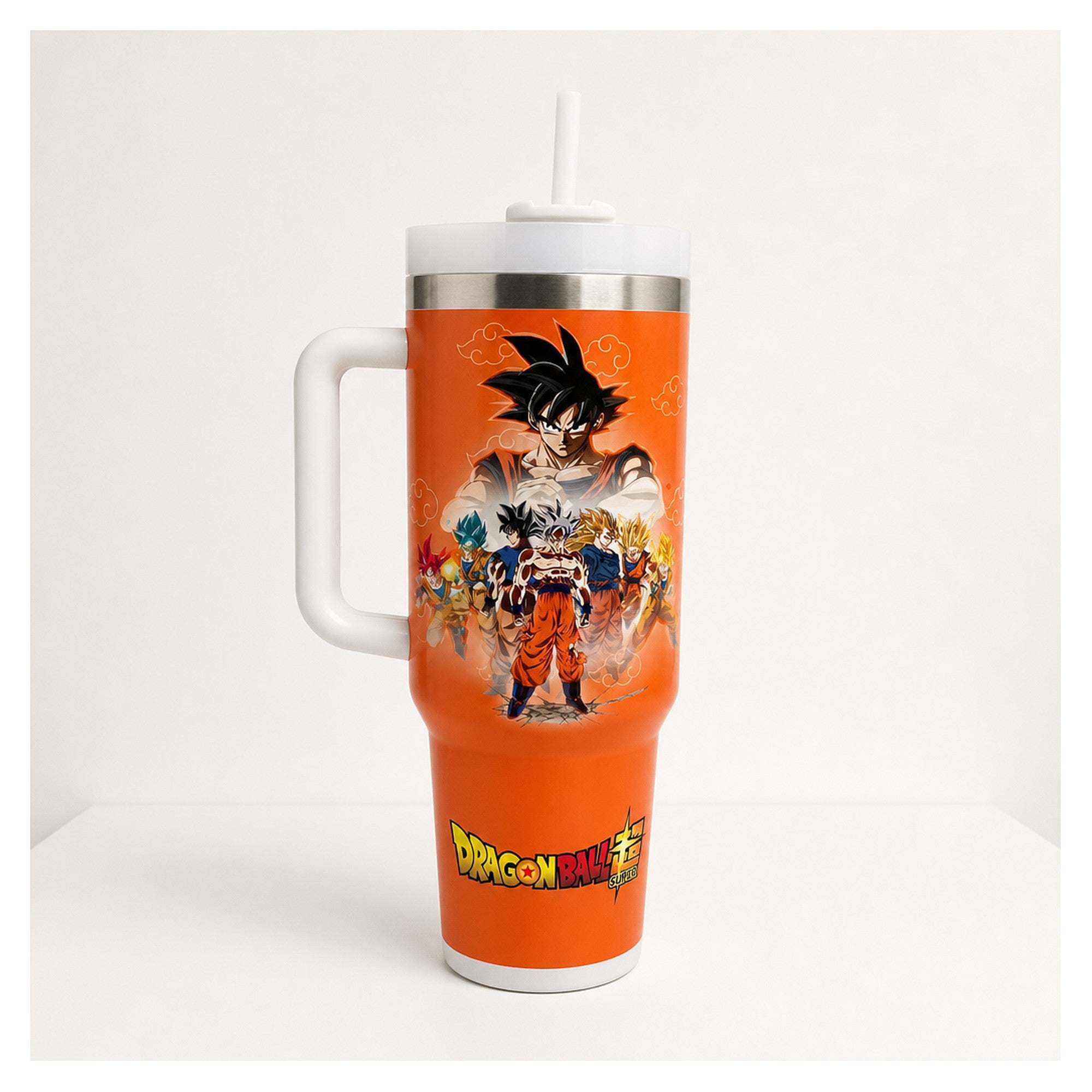 vaso térmico 40 oz goku todas sus formas dragon ball