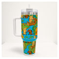 Tumbler the Angry Beavers 40oz diseño bosque sublimado
