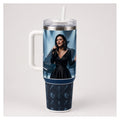 vaso térmico tumbler laura pausini 40oz elegante y práctico