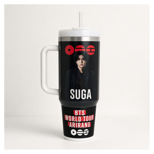 Tumbler térmico 40 oz BTS Suga acero inoxidable doble pared