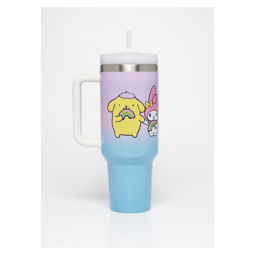Vaso Tumbler Térmico 40oz – Diseño Sanrio Rainbow Edition