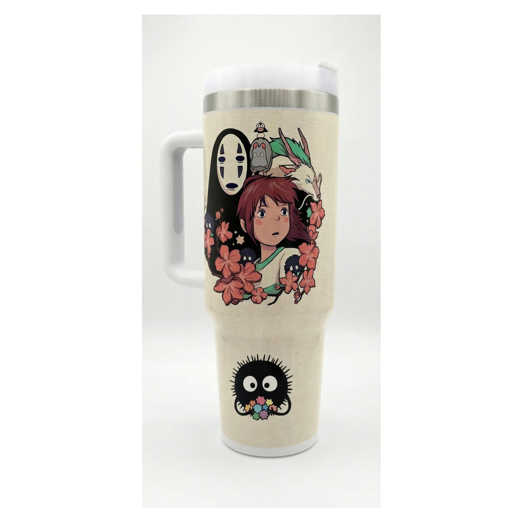 Vaso térmico 40 oz Chihiro de El Viaje de Studio Ghibli